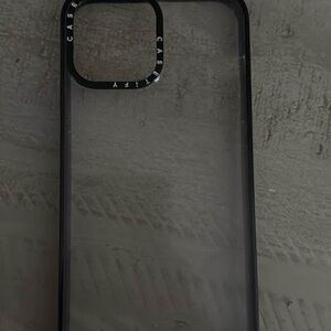 Casetify Black Clear Phone Case
